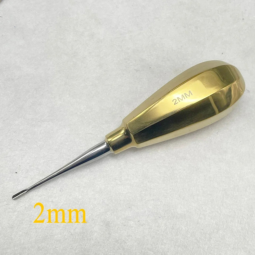 Dog & Cat Short Handle Dental Elevator Straight Winged – 10 Colors