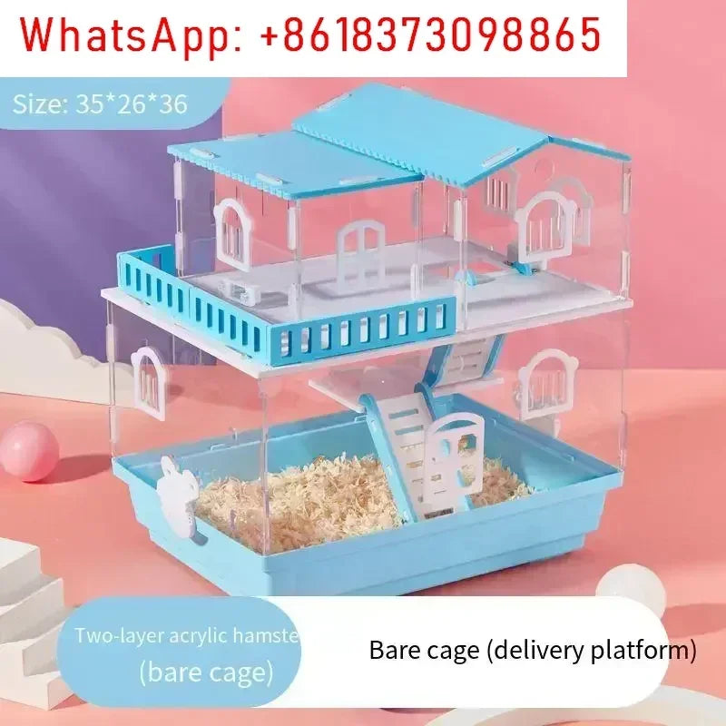 2/3 Layer Acrylic Pet Hamster Cage - MyPetDollar.com