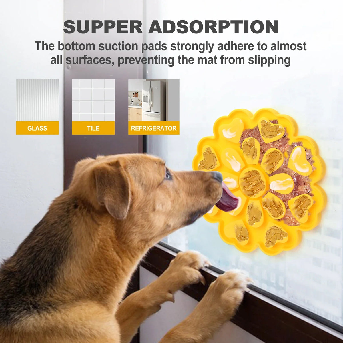 Pet Slow feeder Bowl Licking Pad Lick Feeder - MyPetDollar.com