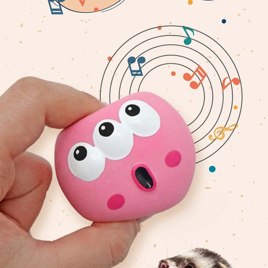 Squeaky Rubber Dog Chew Ball Bite Resistant - MyPetDollar.com