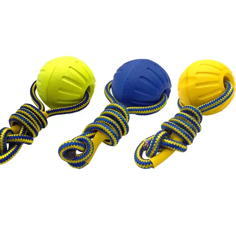 7/9cm Pet Balls Toy with Rope Interactive - MyPetDollar.com