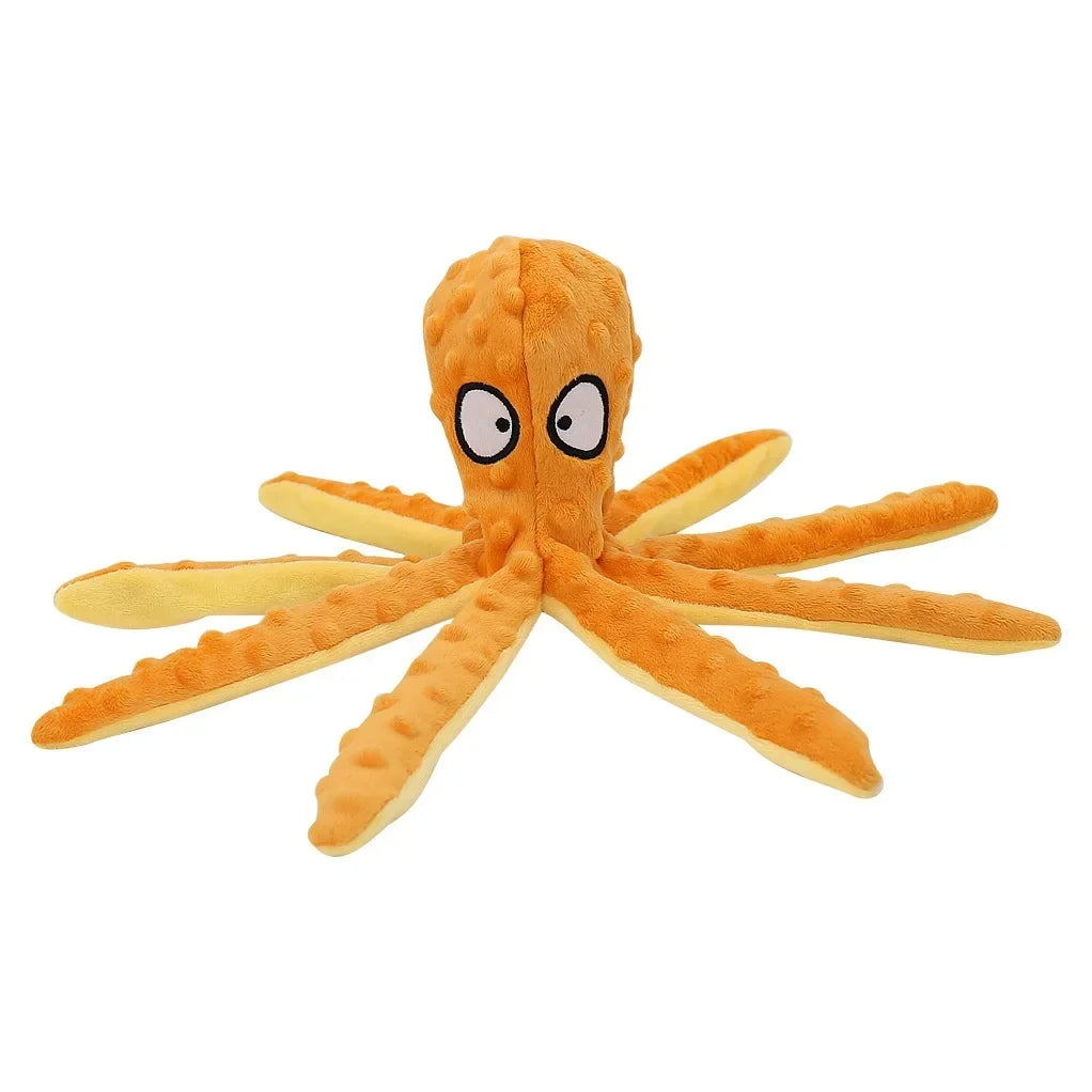 Pet Plush Toy Dog Sound Octopus Animal Shape - MyPetDollar.com