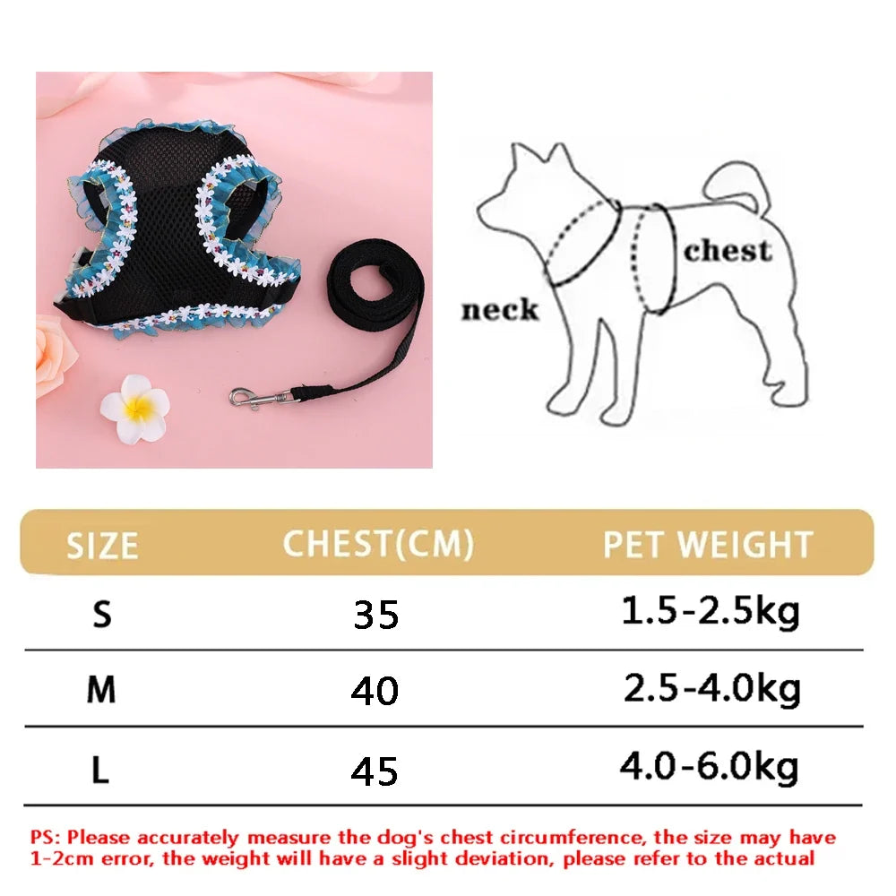 New Breathable Cute Cat Harness Set - MyPetDollar.com