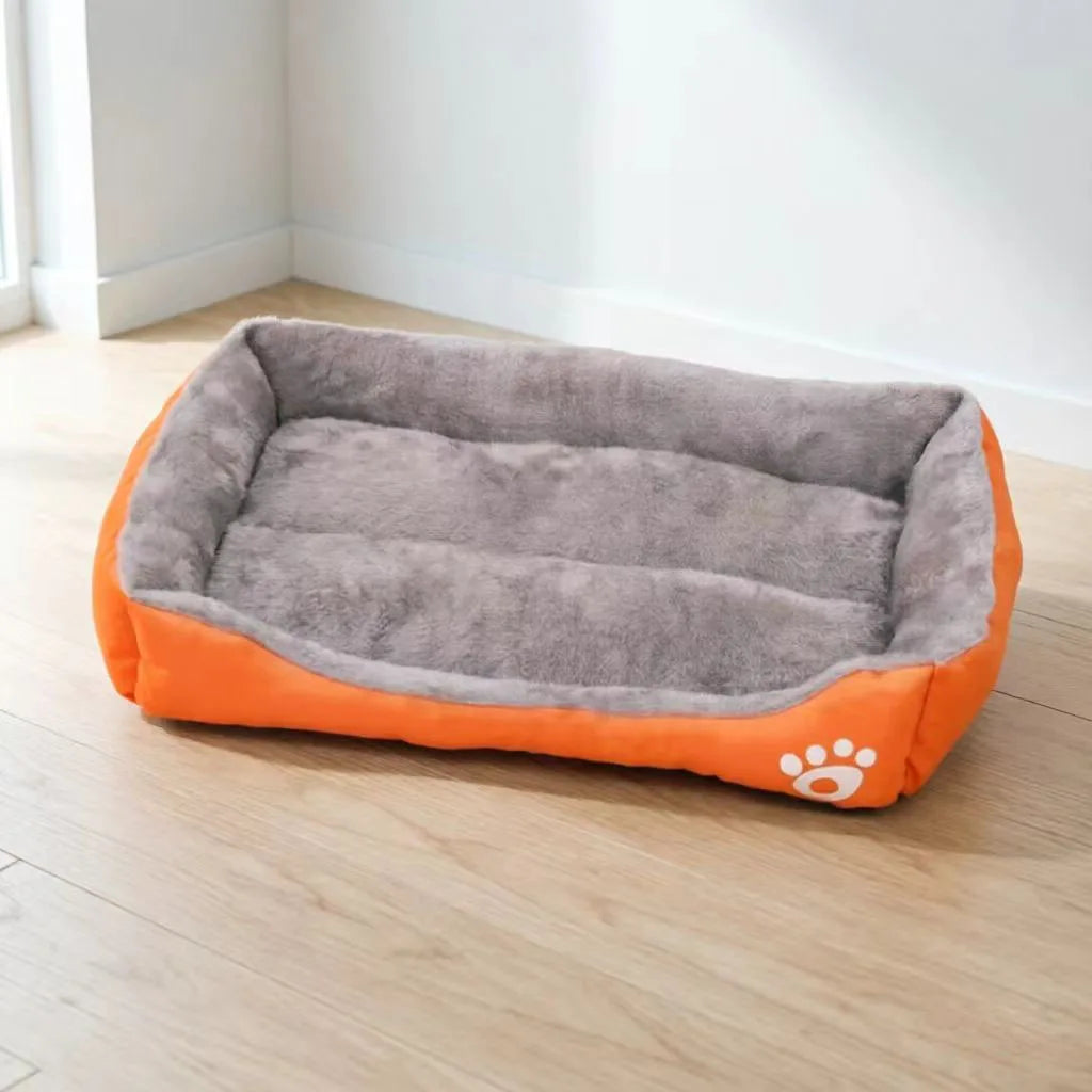 Black Plush Dog Bed for Large, Medium and - MyPetDollar.com