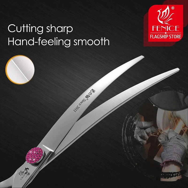 Fenice Pink Diamond Screw Pet Super Curved - MyPetDollar.com