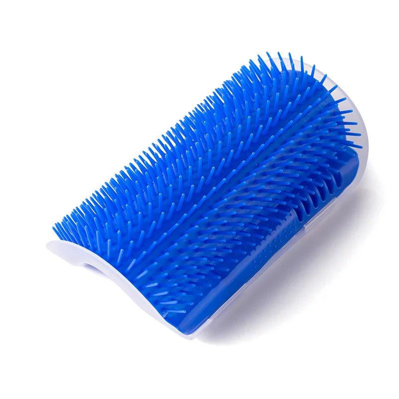 Soft Cat Self Groomer Grooming Brush Wall Corner Scratcher – 4 Colors