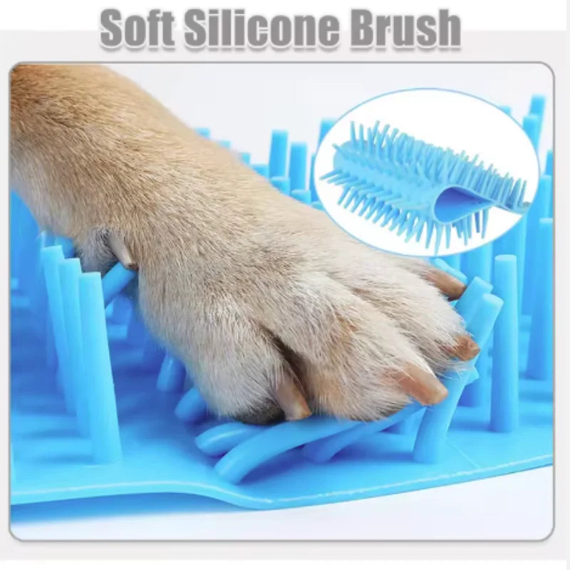 Custom Pet Paw Cleaner Soft Silicone Foot - MyPetDollar.com