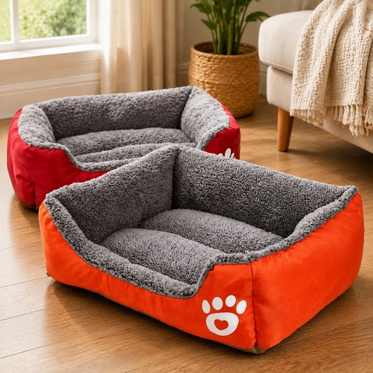 Soft Plush Bed for Small Pets, Comfortable - MyPetDollar.com