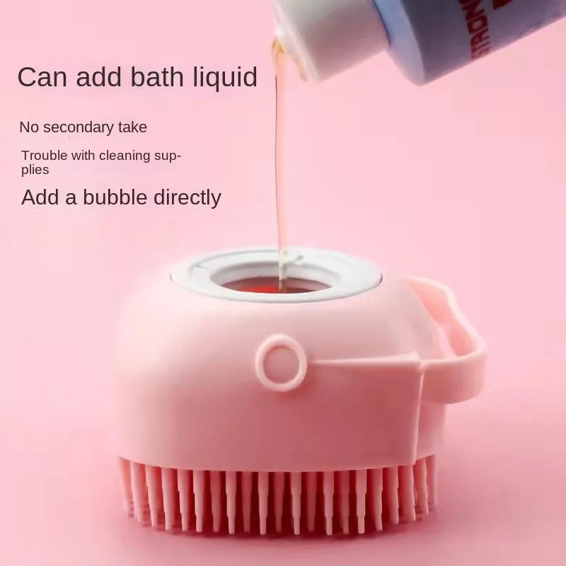 Pet Bath Brush Pet Massage Brush Shampoo - MyPetDollar.com