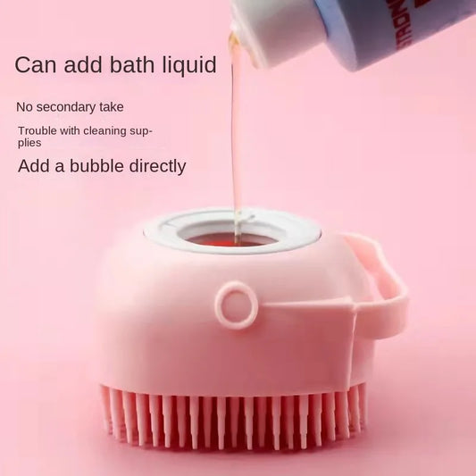 Pet Bath Brush Pet Massage Brush Shampoo - MyPetDollar.com