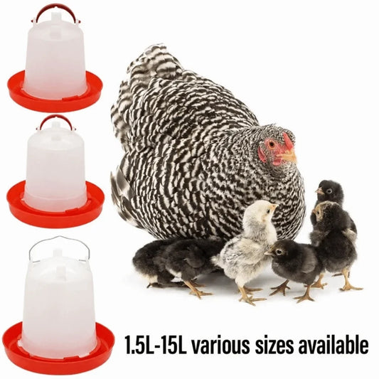 Plastic Poultry Drinker Feeder Hanging 1.5L - MyPetDollar.com
