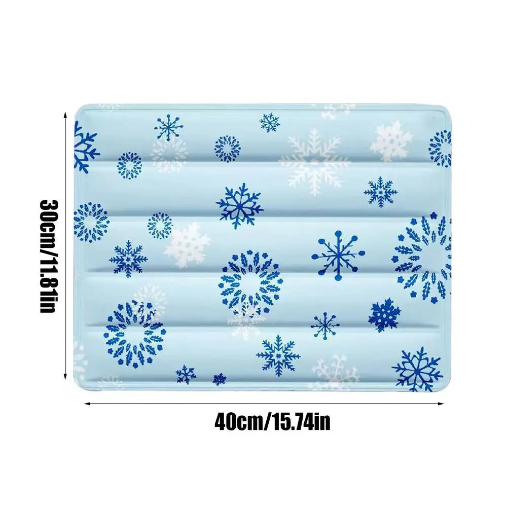 Dog Cooling Mat 30x40cm Ice Bed Soft Reusable Floor Cushion