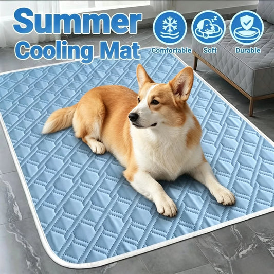 Summer Ice Silk Dogs Cooling Mat Washable - MyPetDollar.com