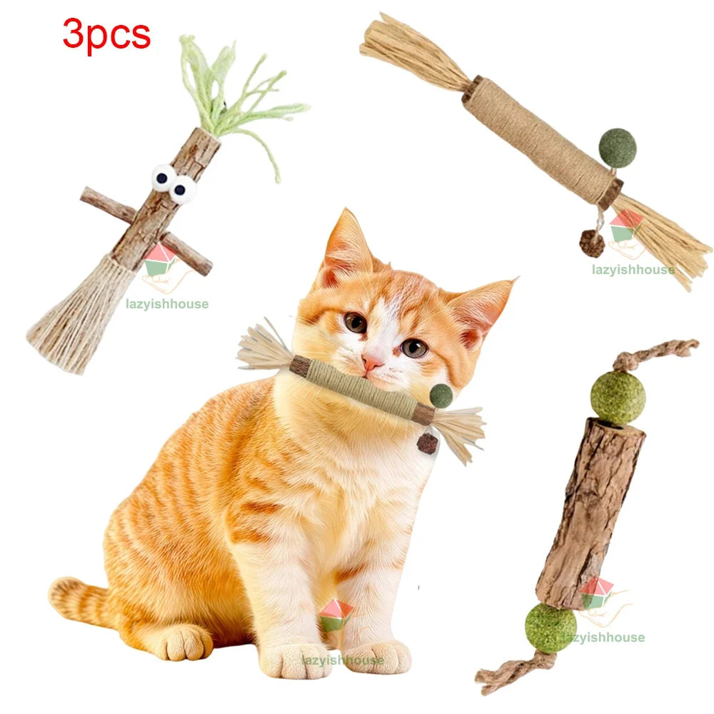 Cat Toys Cat Pet Sticks Cleaning Tooth - MyPetDollar.com