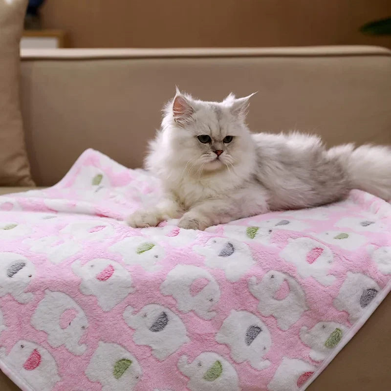 Soft Fluffy Pet Blanket High Quality Flannel - MyPetDollar.com