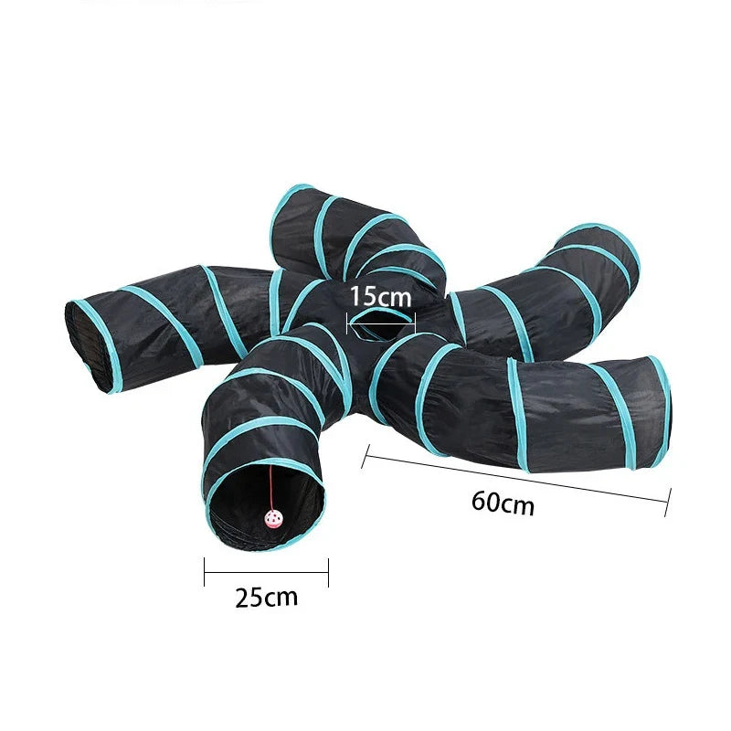 Breathable Cat Tunnel Foldable Pet Supplies S T Y – 14 Colors
