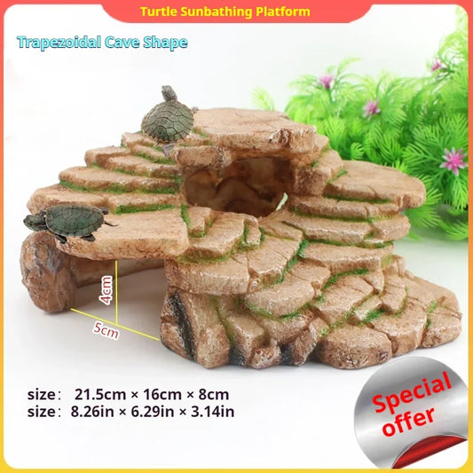 Turtle Platform Rectangular Aquarium Fish - MyPetDollar.com
