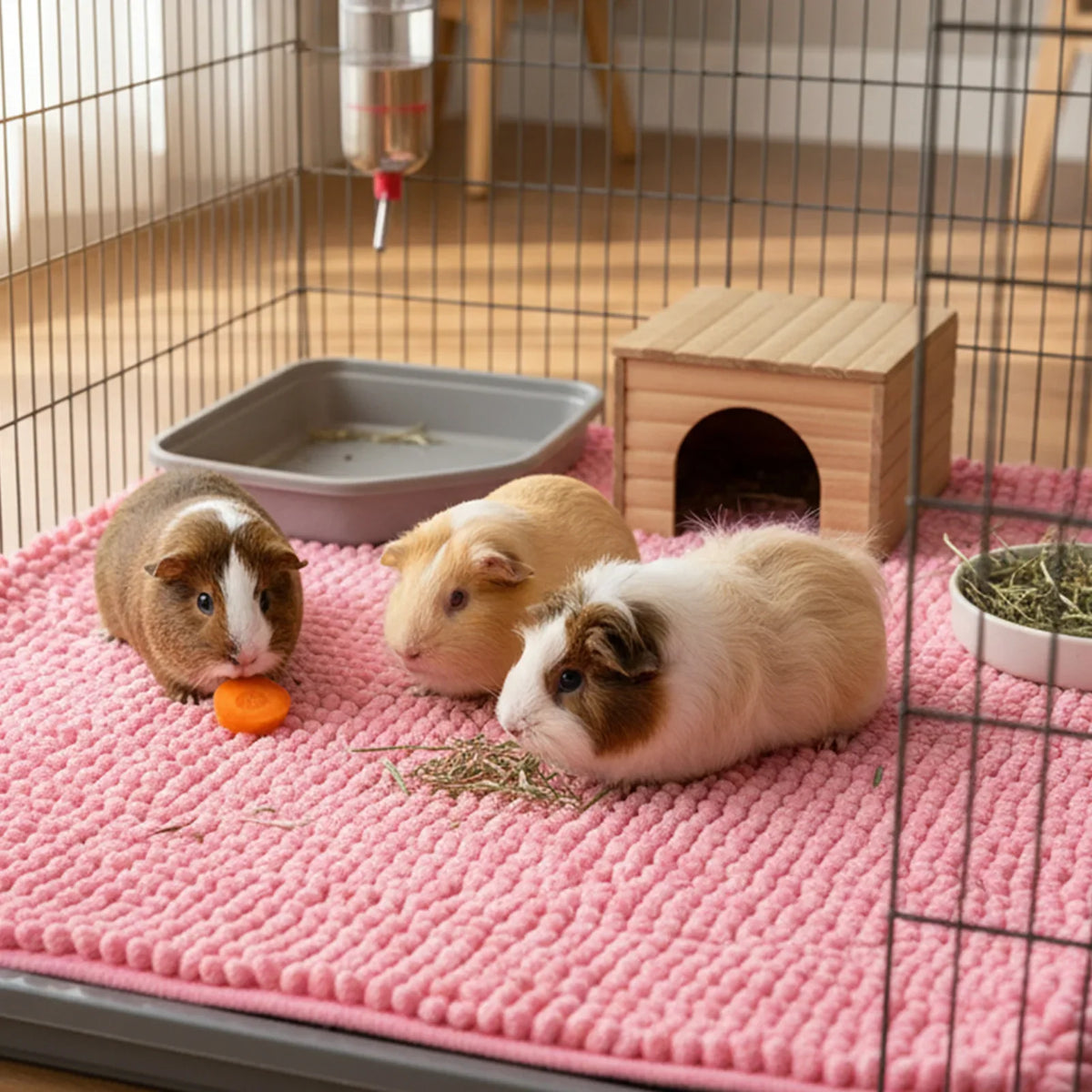 Chenille Fleece Cage Liner Pad for Guinea - MyPetDollar.com