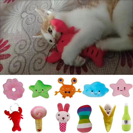 Plush Pet Chew Toys for Small Dogs Cats - MyPetDollar.com