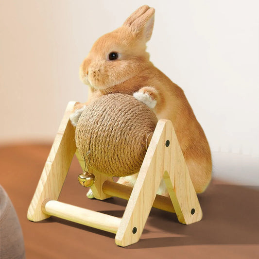 Rabbit Toys Grinding Claw Ball Sisal Hemp - MyPetDollar.com