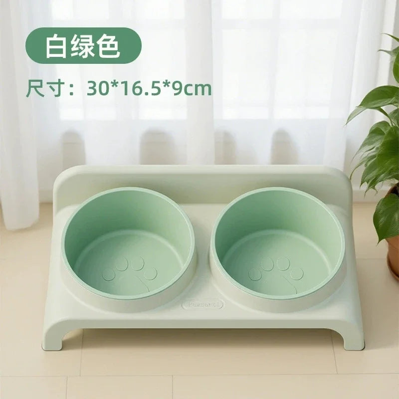 Adjustable Height Pet Double Bowl Feeder for - MyPetDollar.com