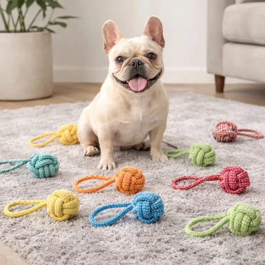 1 Heavy-Duty Braided Rope Dog Chew Toy - MyPetDollar.com