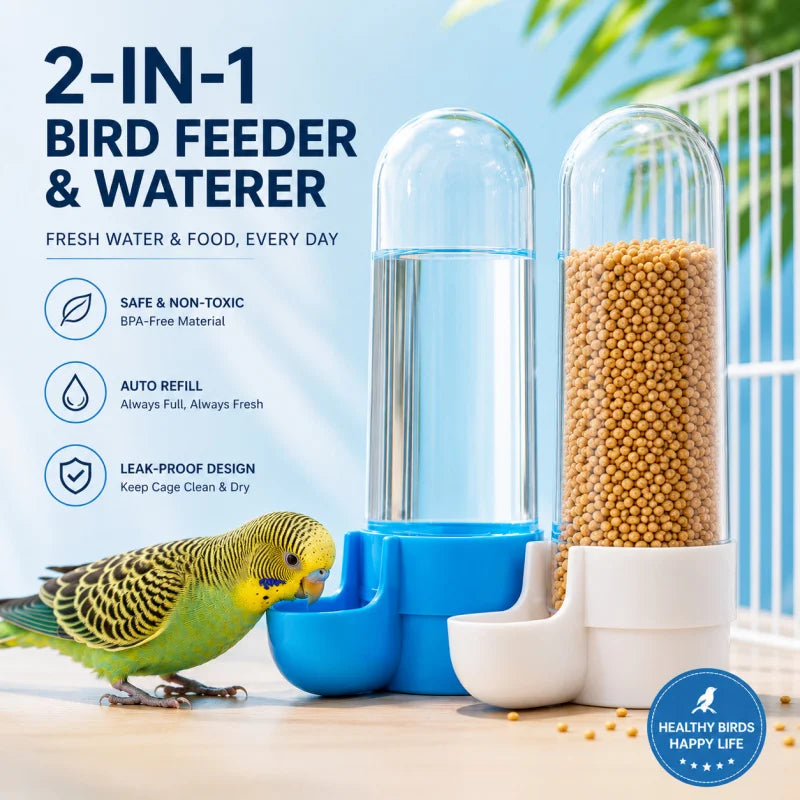 Hanging Pet Feeder Water Dispenser Pet Bird - MyPetDollar.com