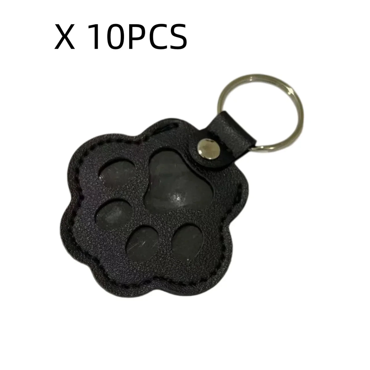 Dog Hair Collector Keychain Leather Pet Memorial Keepsake Fur