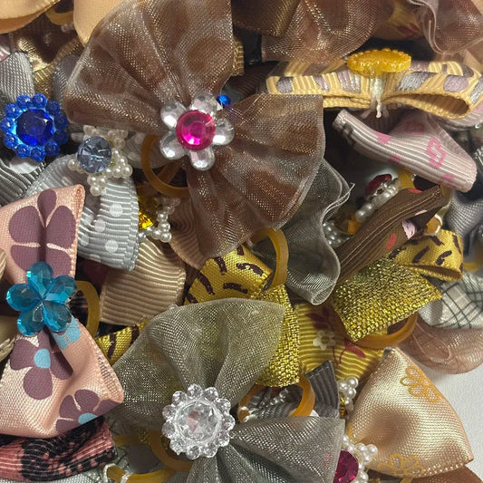 20pcs Pet Dog Hair Accessories Dog Bows with - MyPetDollar.com