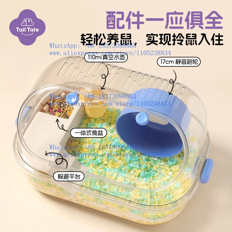 Ear bubble apartment hamster cage cage pet, - MyPetDollar.com