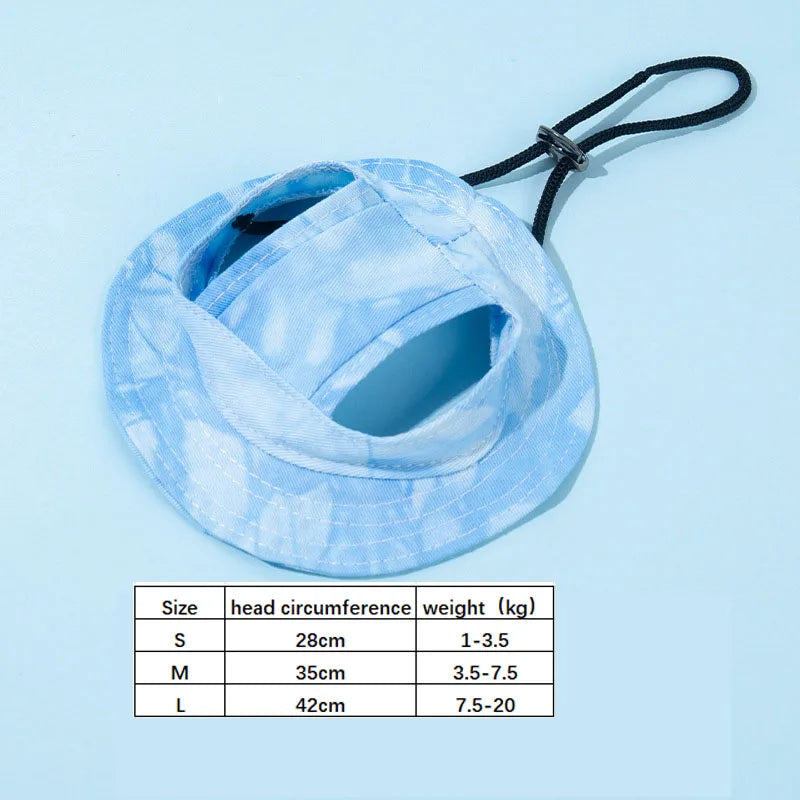 Pets Hat with Ear Holes Adjustable Baseball - MyPetDollar.com
