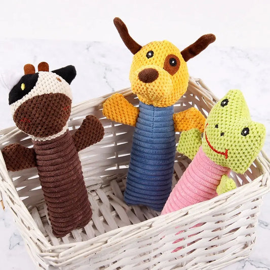 Cute Creative Dog Squeaky Toy Plush Squeeze - MyPetDollar.com