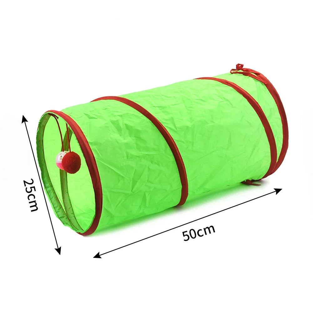 Foldable Christmas Cat Tunnel Pet Supplies Fun Plaything, Interactive – view 10