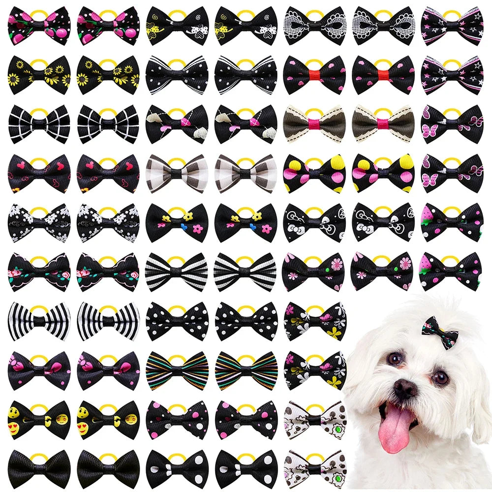 30PCS Small Dog Bows Pet Dog Hair - MyPetDollar.com