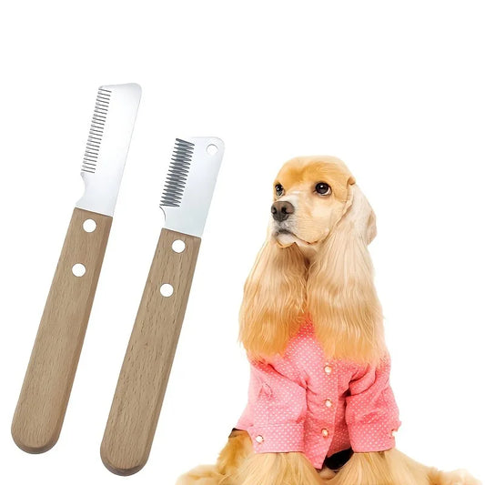 Pet Grooming Supplies Set Wooden Handle - MyPetDollar.com