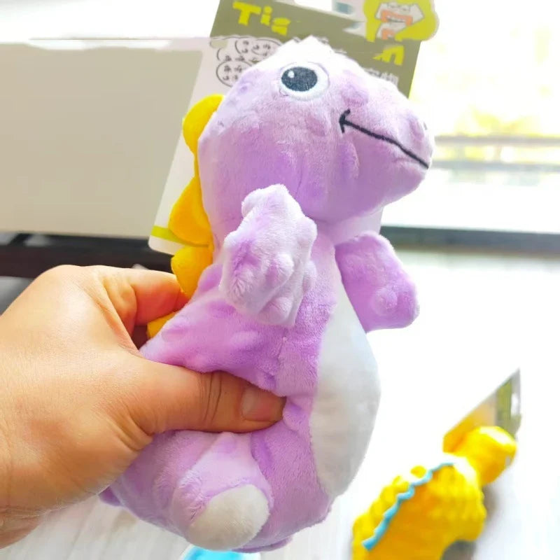 Dinosaur Series Pet Squeaky Plush Toy - MyPetDollar.com