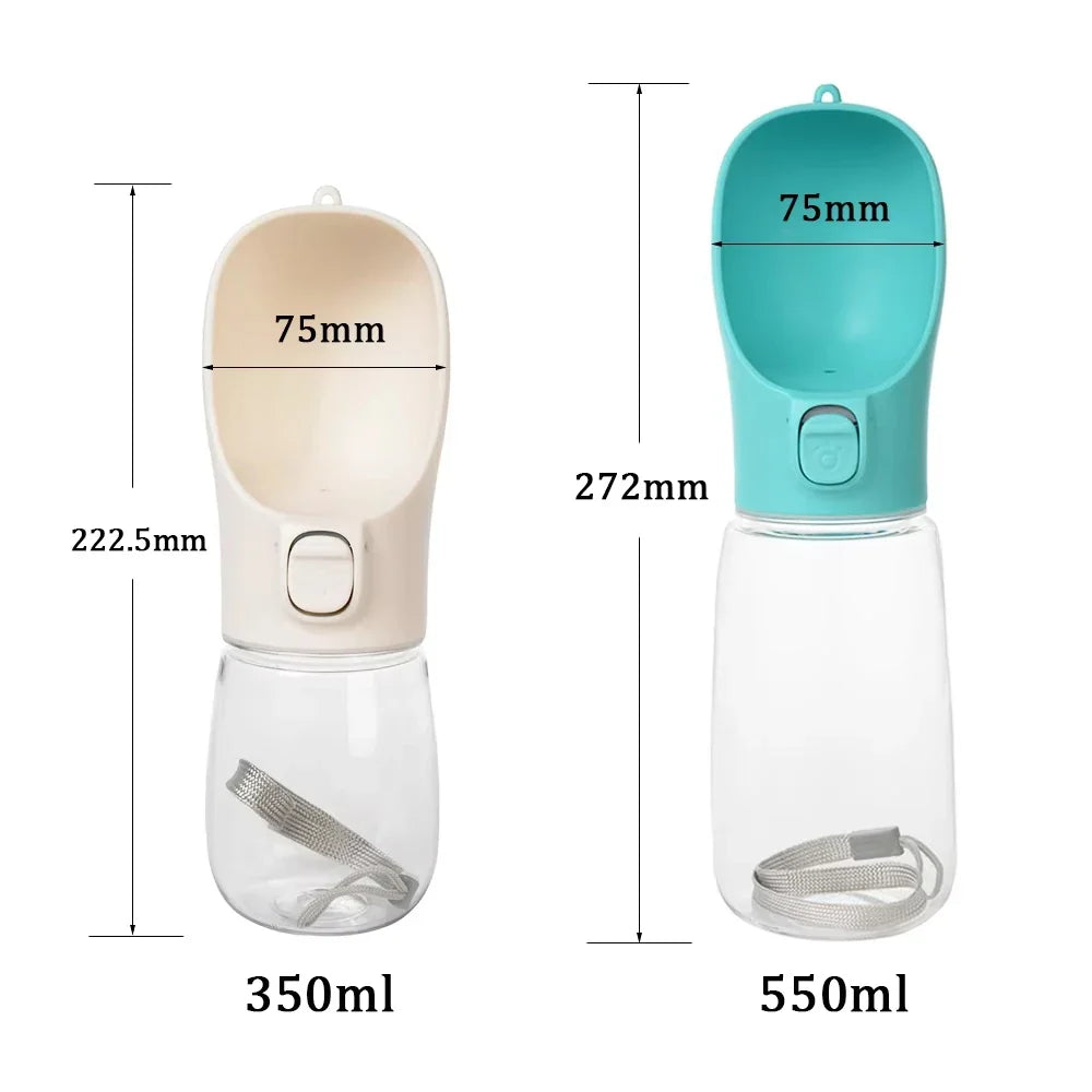 350ml 550ml Portable Water Bottle for Dog - MyPetDollar.com