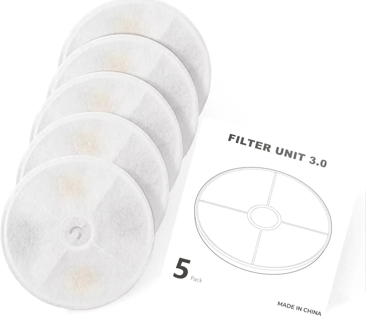 Cat Water Fountain Replacement Filters 5PCS - MyPetDollar.com