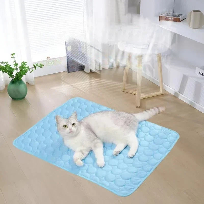 Summer Breathable Ice Silk Pet Cooling Mat - MyPetDollar.com