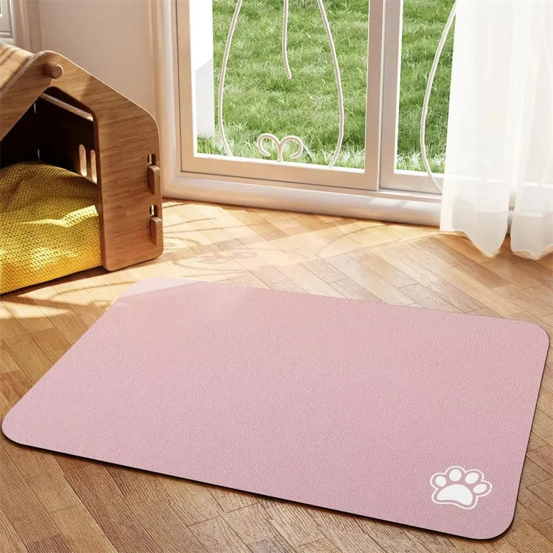 VIKAMA Gray Minimalist Pet Feeding Mat - MyPetDollar.com