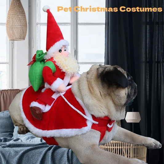 Santa Claus Pet Costumes, Holiday Party - MyPetDollar.com
