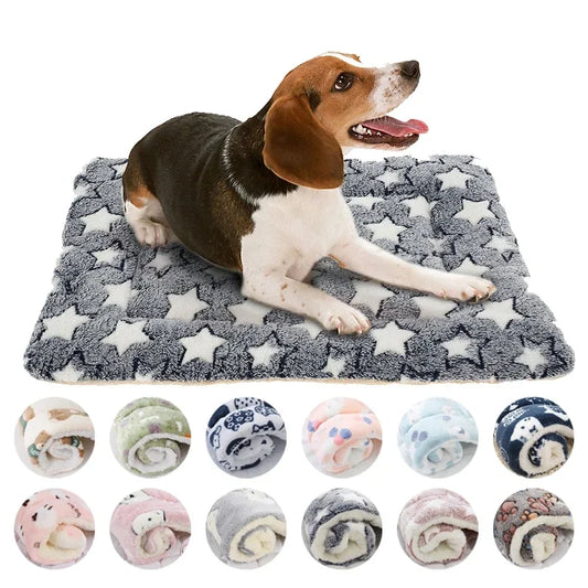 Flannel Pet Sleeping Mat Dog Bed Cat Litter - MyPetDollar.com