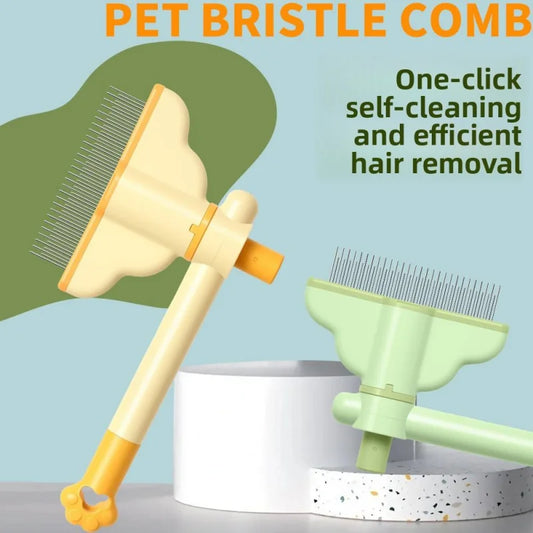 Self Cleaning Pet Hair Removal Comb Gentle - MyPetDollar.com