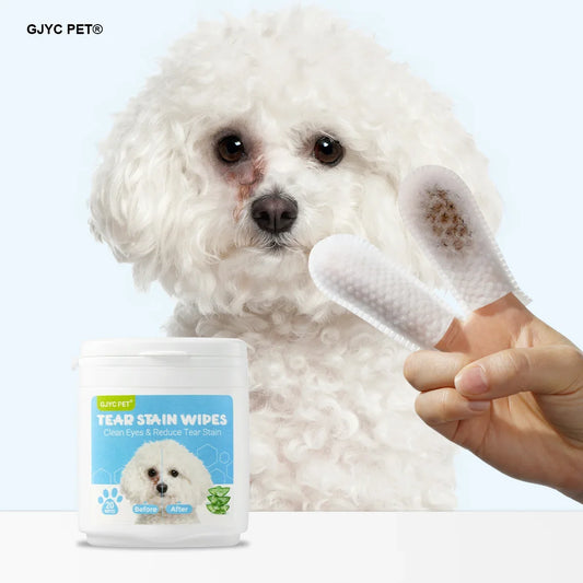 Pet Eye Finger Wipes Gentle Hypoallergenic - MyPetDollar.com