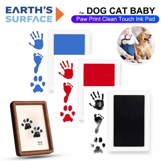 Paw Print Clean Touch Ink Pad Kit for Dogs - MyPetDollar.com