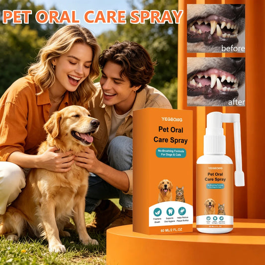No-Brush Pet Oral Care Spray Gentle Clean - MyPetDollar.com