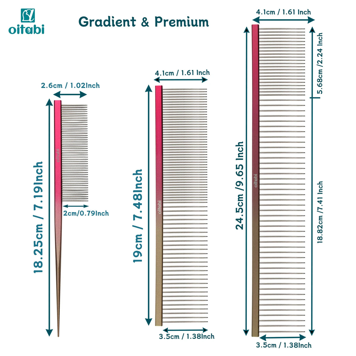 OITABI Professional Pet Grooming Comb, - MyPetDollar.com