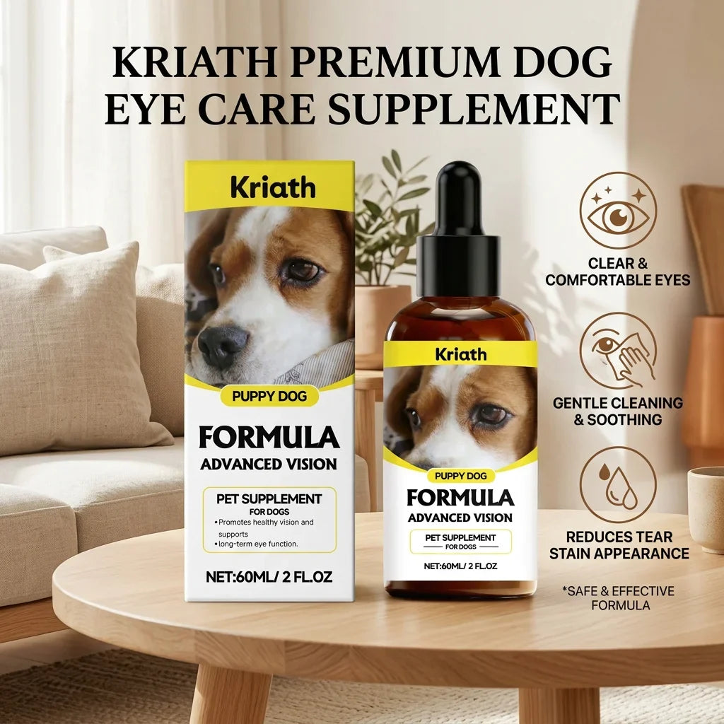 KRIATH Dog Vision Support Drops Nourish - MyPetDollar.com