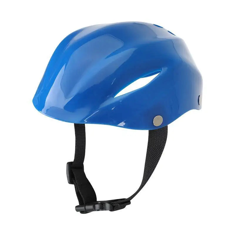 Durable Plastic Dog Helmet Adjustable Ventilated Holes Puppy – 8 Colors