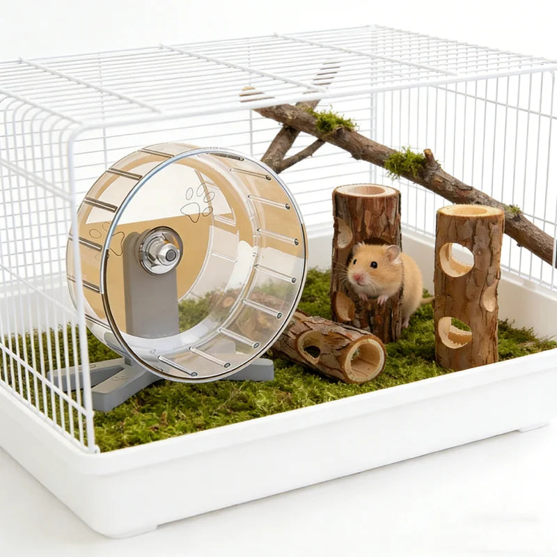 Wooden Hamster Tree Hollow Toy Fir Stump - MyPetDollar.com